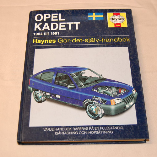 Gör-det-själv-handbook Opel Kadett 1984-1991